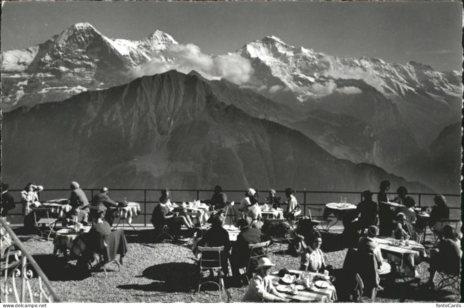 11357753 Schynige Platte Eiger Moench Jungfrau Platte Bahn Schynige Platte - Sonstige & Ohne Zuordnung