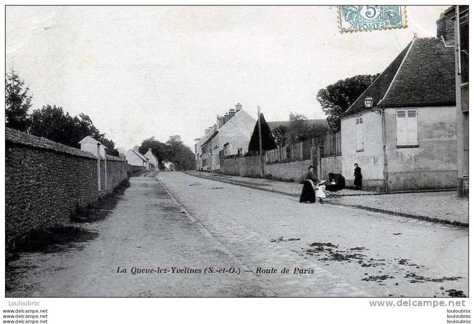 78 LA QUEUE DES YVELINES ROUTE DE PARIS  EDIT BOURDIER - Andere & Zonder Classificatie