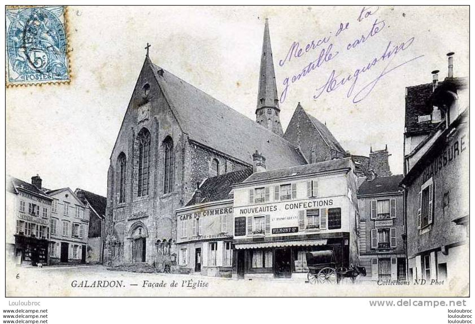 28 GALARDON FACADE DE L'EGLISE NEURDEIN N°6 - Otros & Sin Clasificación