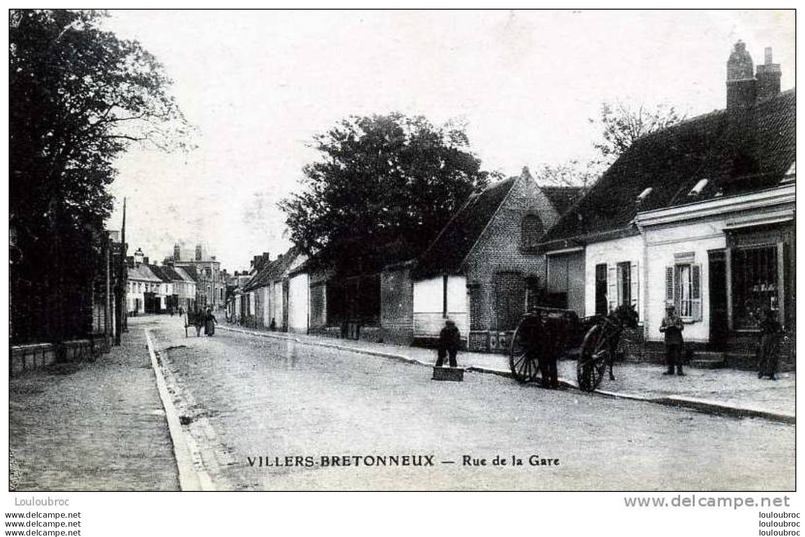 80 VILLERS BRETONNEUX RUE DE LA GARE EDIT CARON - Villers Bretonneux