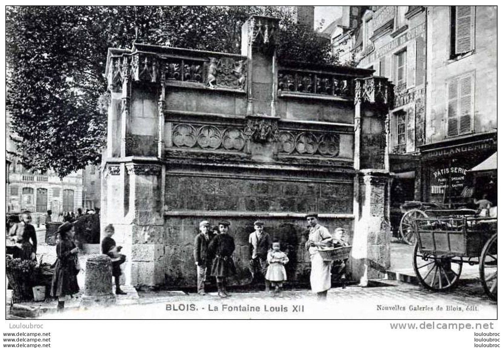 41 BLOIS LA FONTAINE LOUIS XII EDIT NOUVELLES GALERIES - Blois