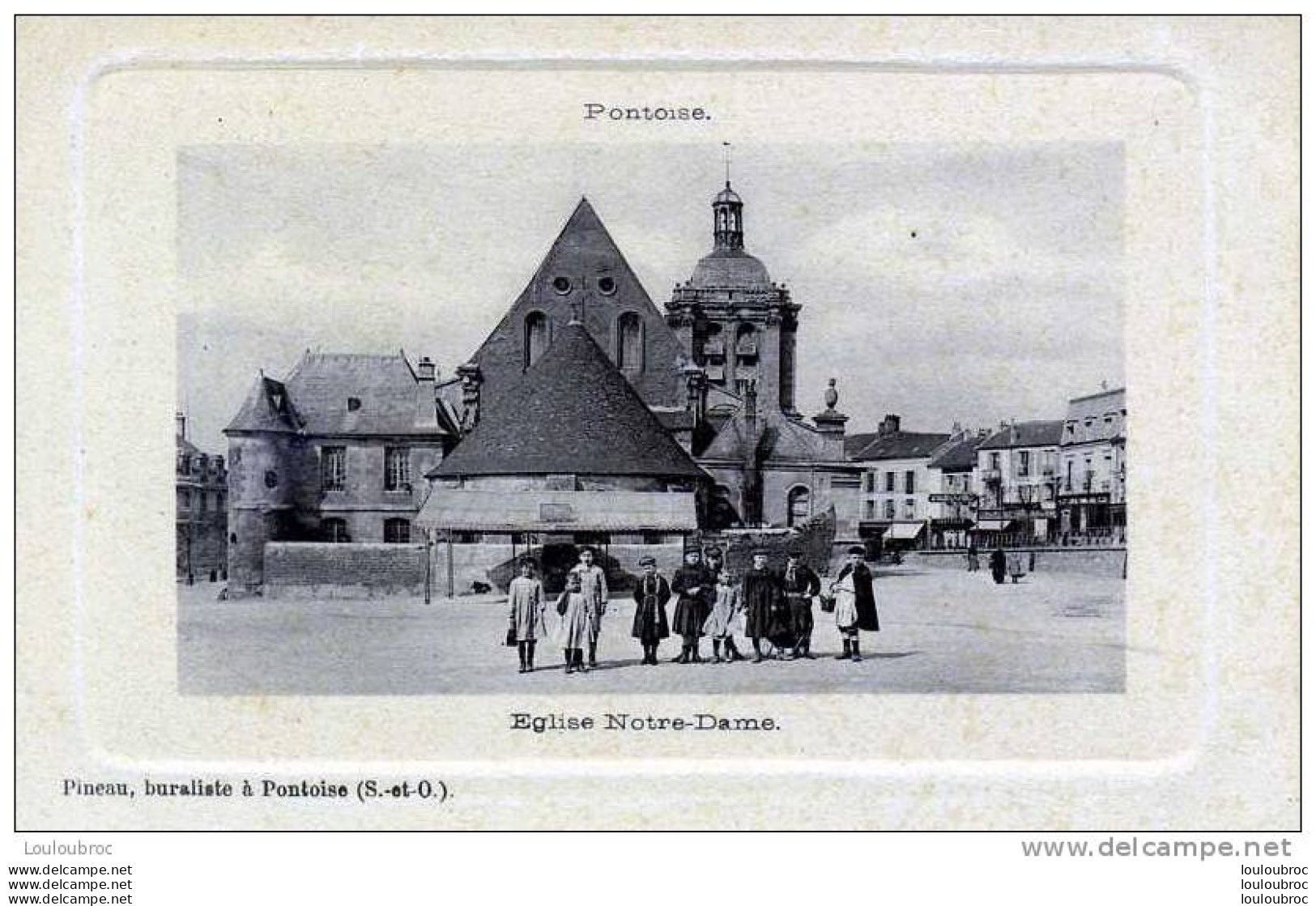 95 PONTOISE EGLISE NOTRE DAME EDIT PINEAU NON VOYAGEE PARFAIT ETAT - Pontoise