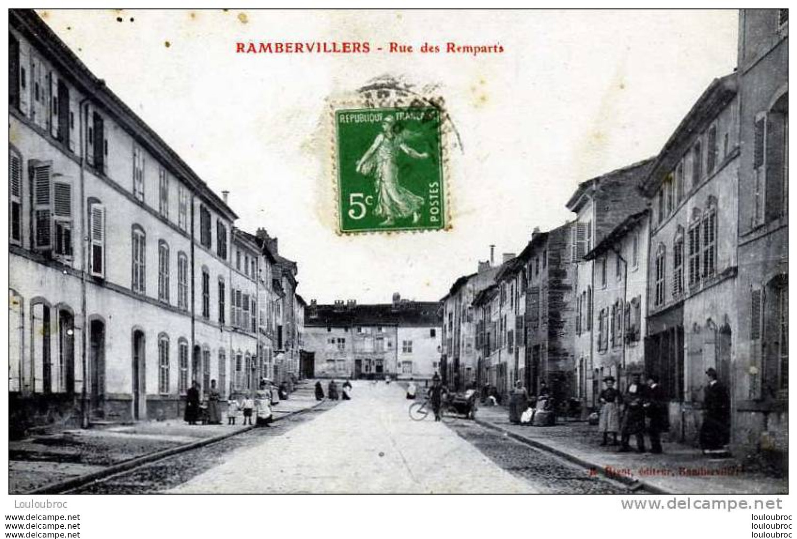 88 RAMBERVILLERS RUE DES REMPARTS EDIT RIVOT - Other & Unclassified