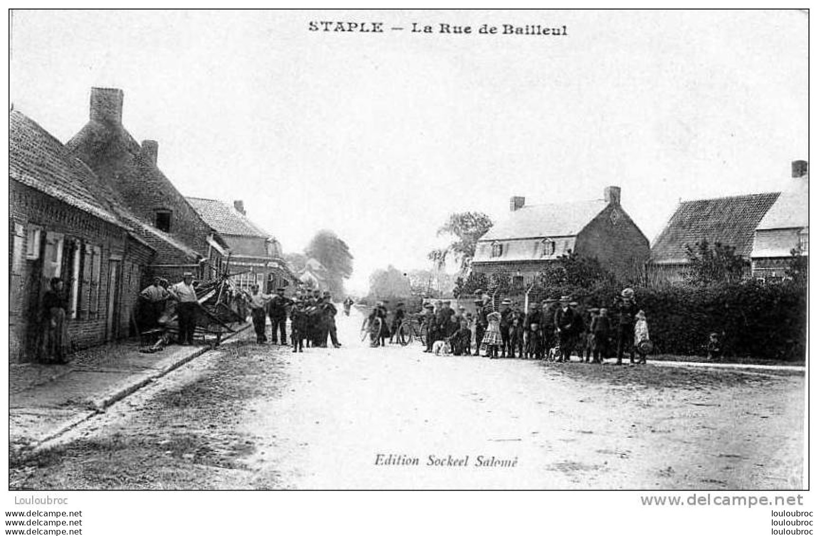 59 STAPLE LA RUE DE BAILLEUL EDIT EDIT SOCKEEL - Andere & Zonder Classificatie