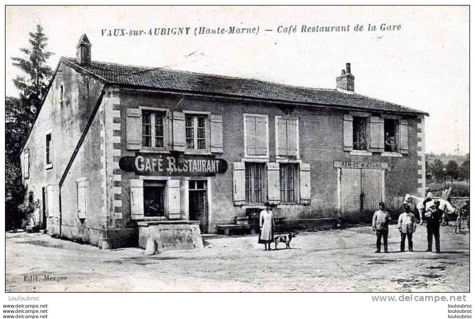 52 VAUX SUR AUBIGNY CAFE RESTAURANT DE LA GARE EDIT MERGER - Other & Unclassified