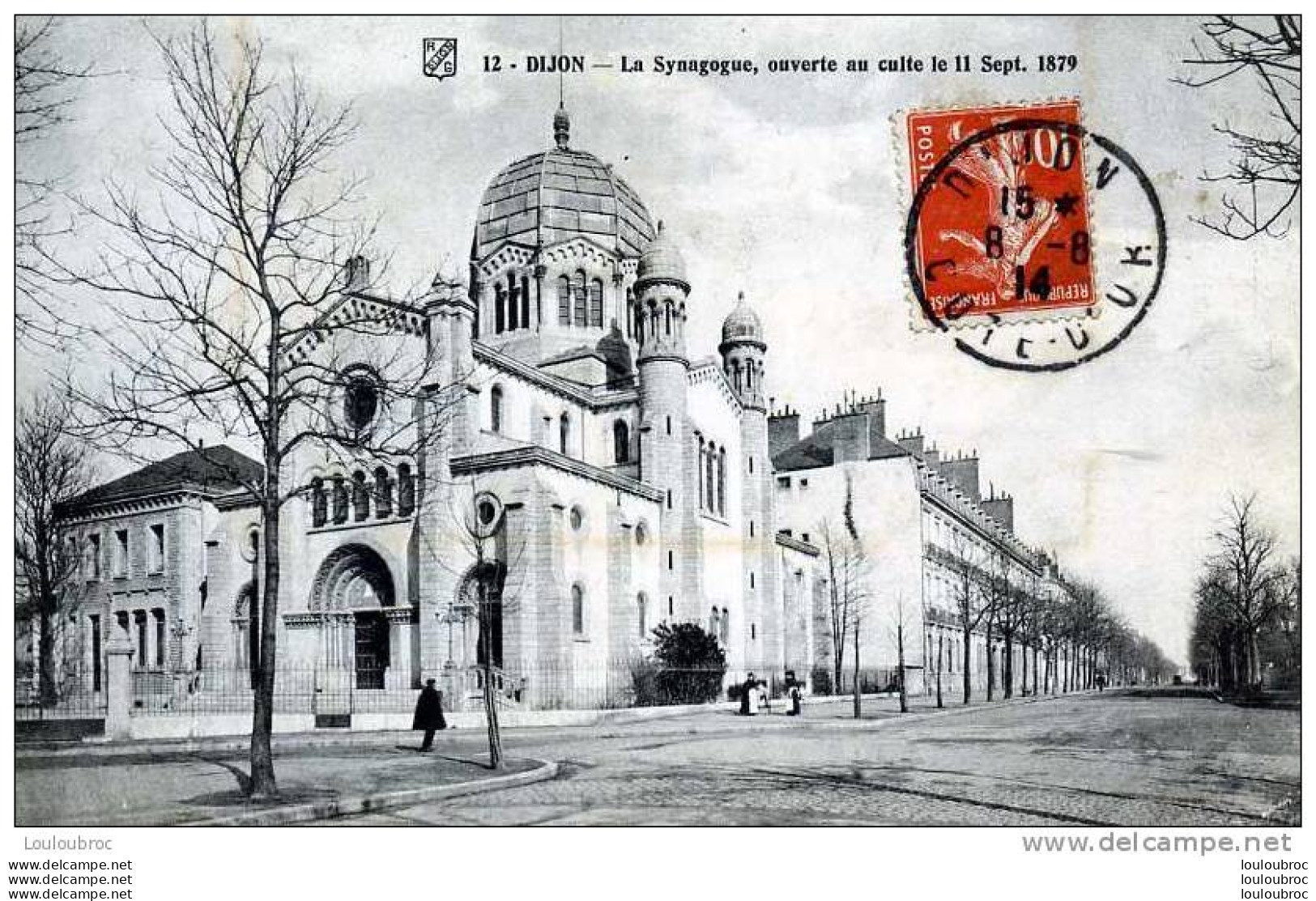 21 DIJON LA SYNAGOGUE OUVERTE AU CULTE EN 1879 JUDAICA - Dijon