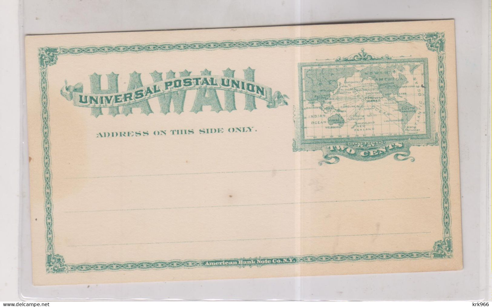 HAWAII Postal Stationery Unused - Hawaï