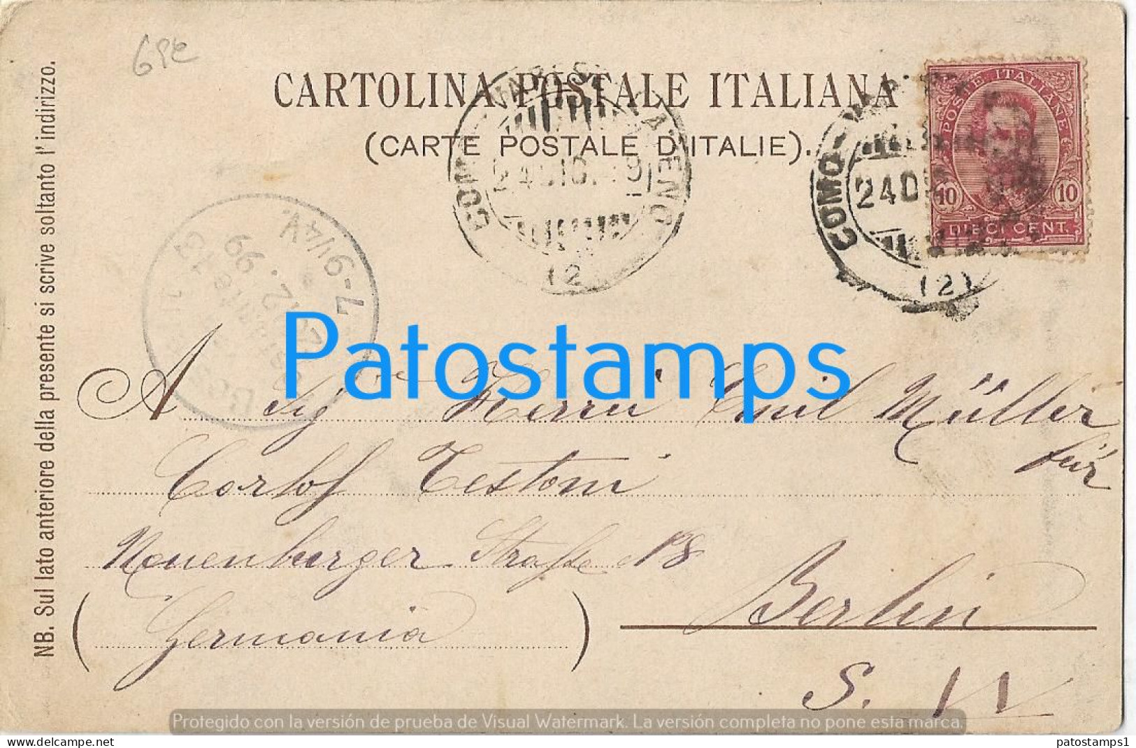 228767 ITALY OSILO SARDEGNA COSTUMES WOMAN CIRCULATED TO GERMANY POSTAL POSTCARD - Autres & Non Classés