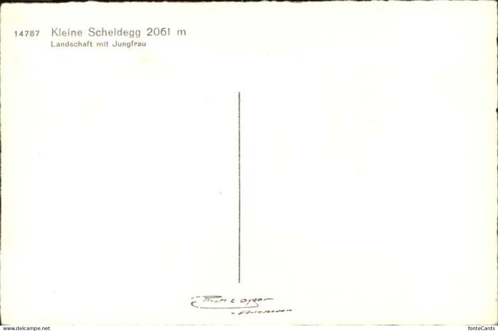 11357682 Kleine Scheidegg Interlaken Jungfrau Kleine Scheidegg - Andere & Zonder Classificatie