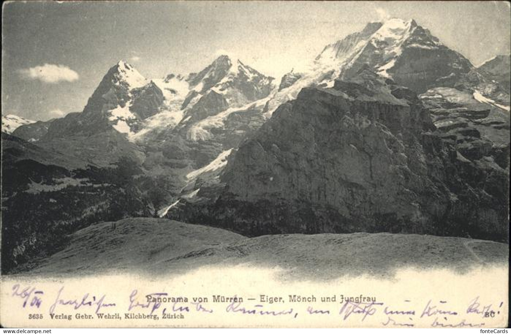 11357591 Muerren BE Eiger Moench Jungfrau Muerren - Andere & Zonder Classificatie