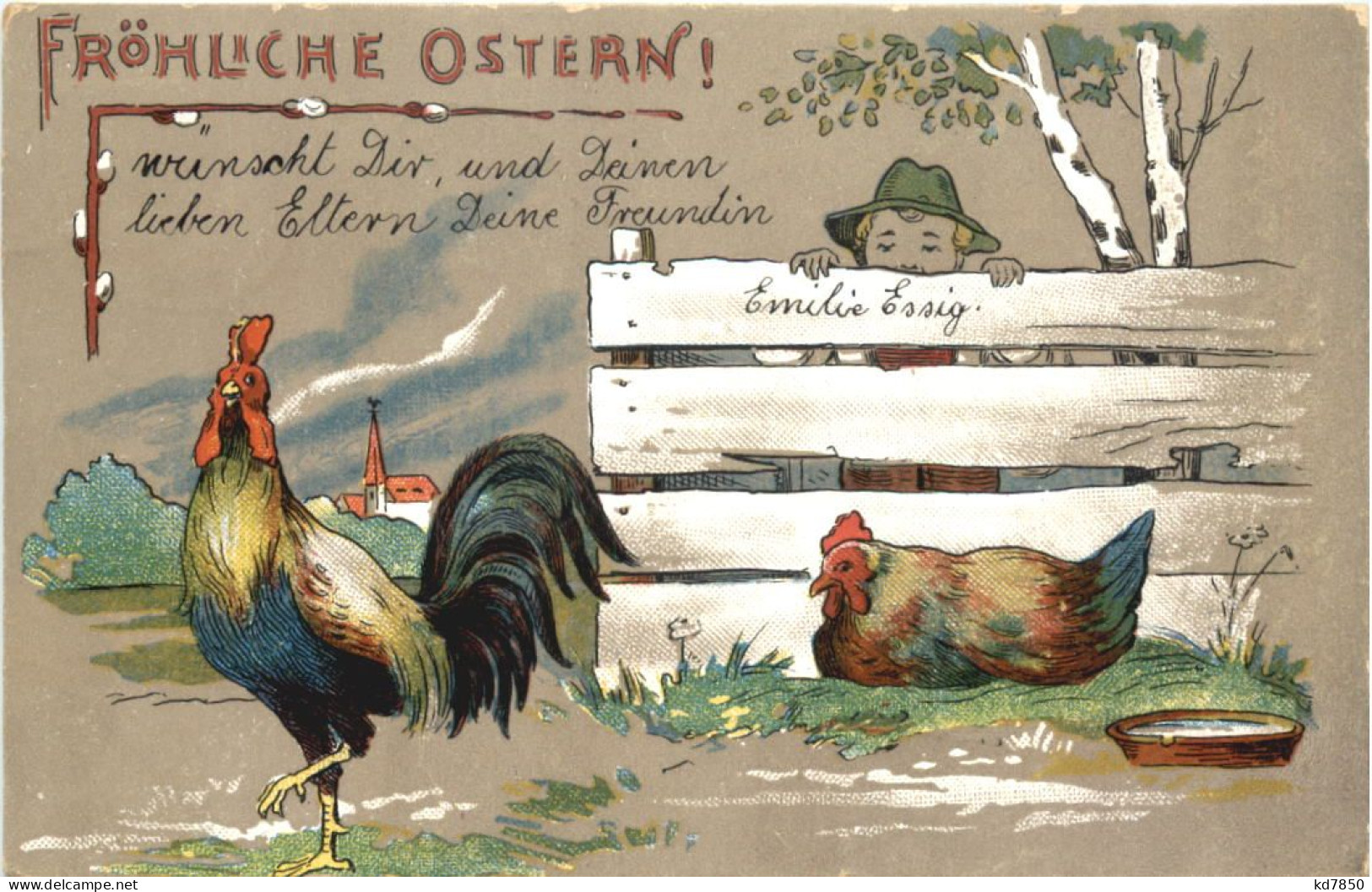 Ostern - Huhn - Hahn - Easter