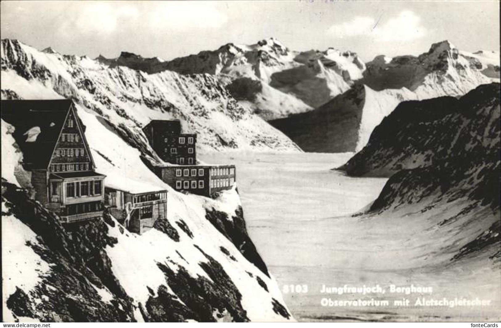 11357577 Jungfraujoch Berghaus Observatorium Aletschgletscher Jungfraujoch - Andere & Zonder Classificatie