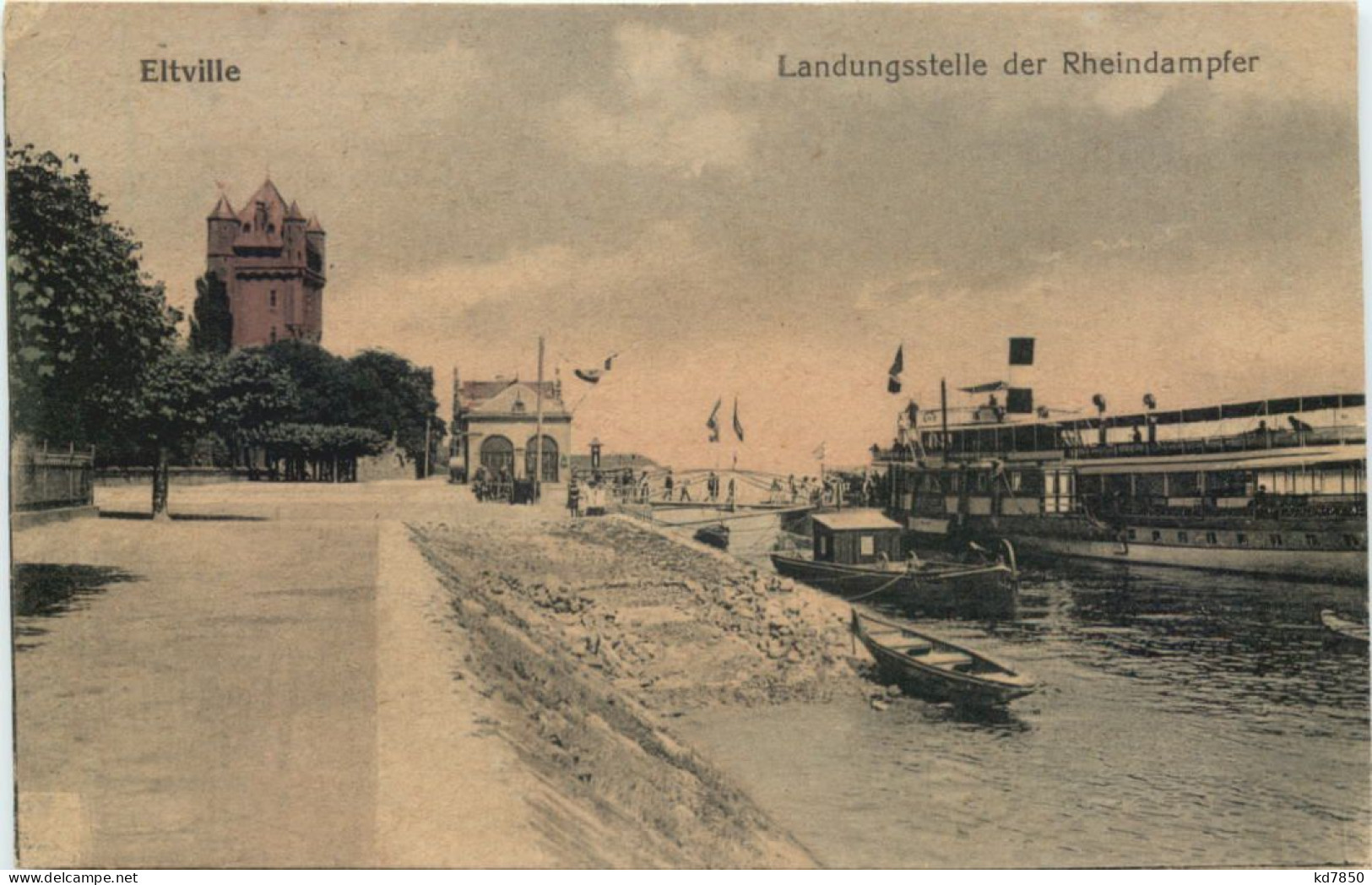 Eltville - Landungssteg Der Rhendampfer - Eltville