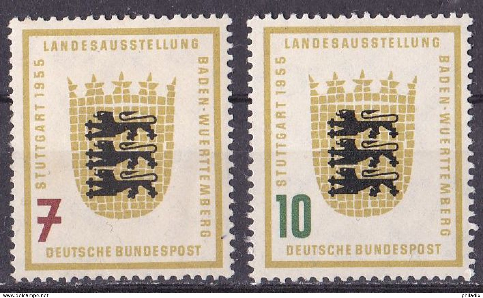 BRD 1957 Mi. Nr. 212-213 **/MNH (BRD1-6) - Unused Stamps