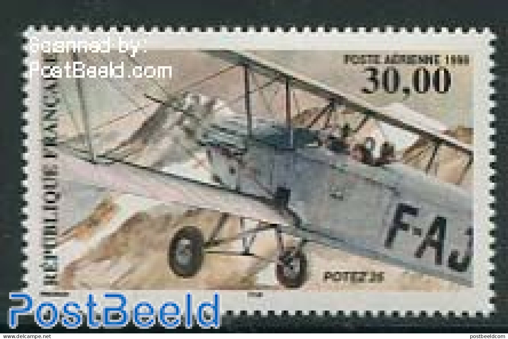 France 1998 Potez 25 1v, Perf 13:13,25, Mint NH, Transport - Aircraft & Aviation - Nuevos