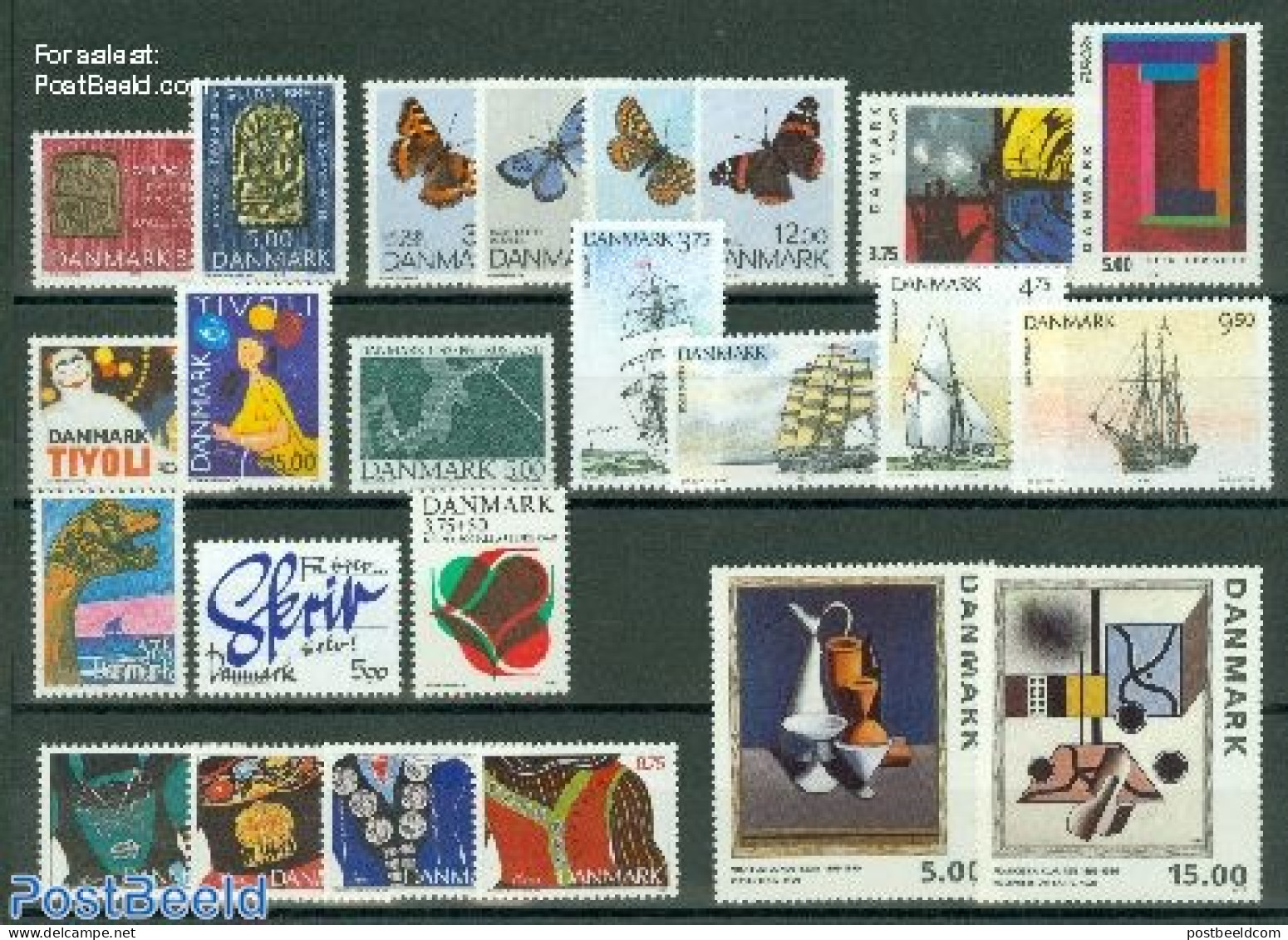Denmark 1993 Yearset 1993 (24v), Mint NH, Various - Yearsets (by Country) - Ungebraucht