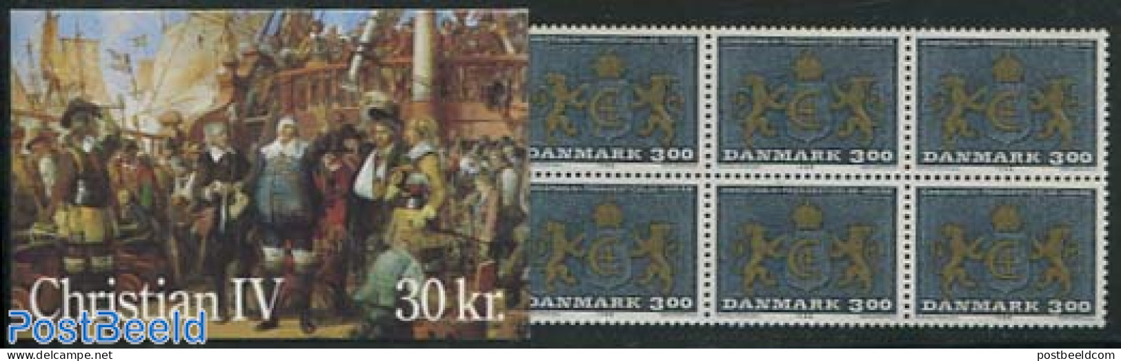 Denmark 1988 King Christian IV Booklet, Mint NH - Unused Stamps