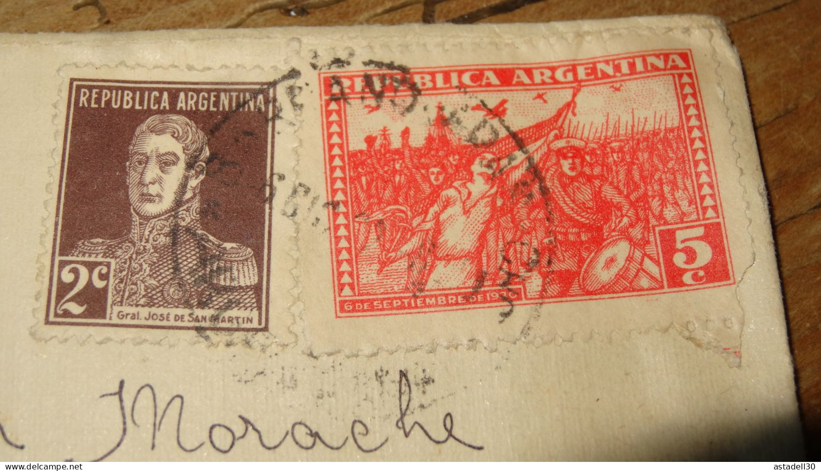 Cover, ARGENTINA Barranguerra To FRANCE - 1932  ............BOITE1.......... 442 - Covers & Documents