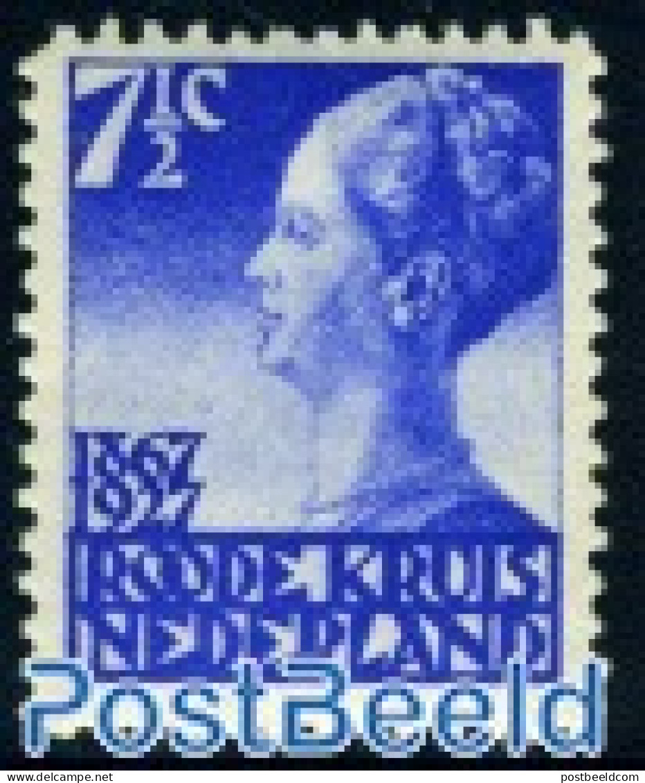 Netherlands 1927 7.5c, Perf. 11.5, Stamp Out Of Set, Unused (hinged), Health - Red Cross - Ongebruikt