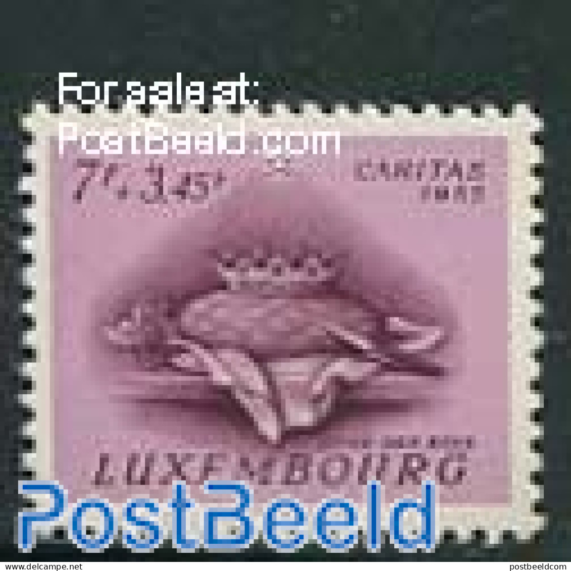 Luxemburg 1955 7F, Stamp Out Of Set, Unused (hinged) - Neufs