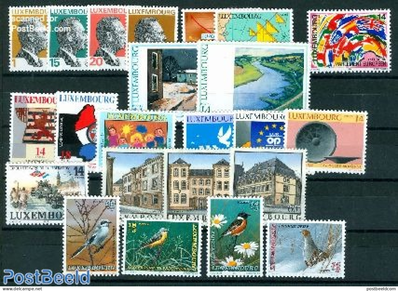 Luxemburg 1994 Yearset 1994, Complete, 23v, Mint NH, Various - Yearsets (by Country) - Ongebruikt