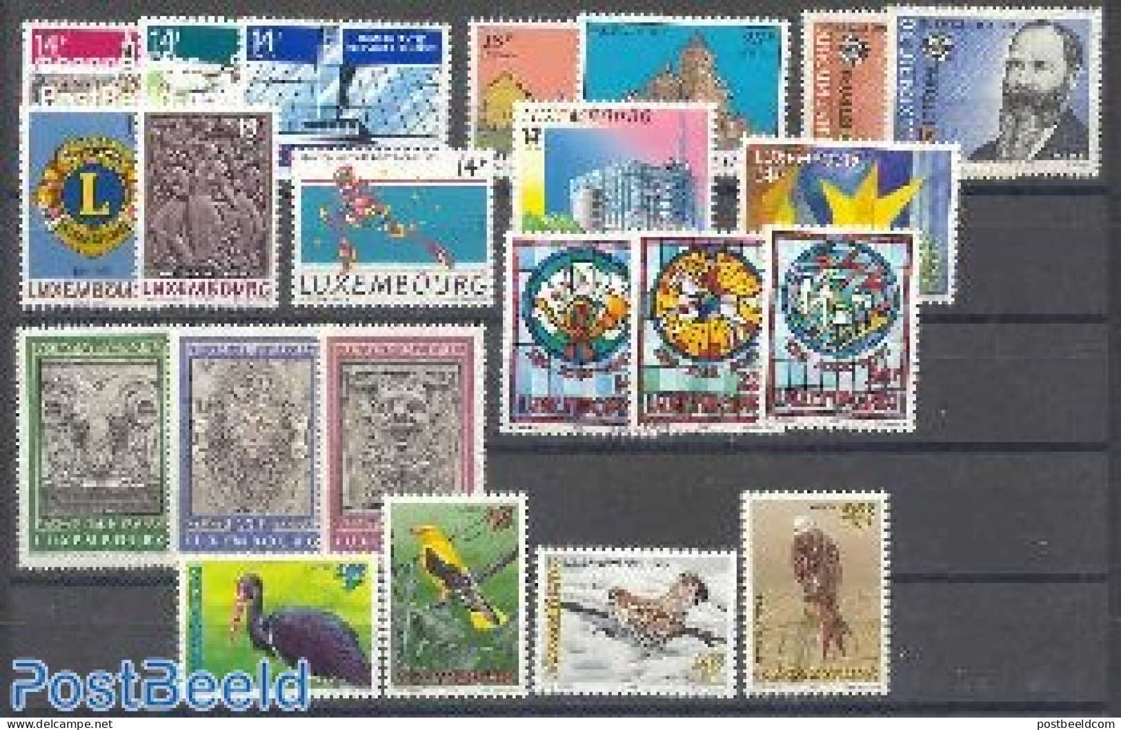 Luxemburg 1992 Yearset 1992, Complete, 22v, Mint NH, Various - Yearsets (by Country) - Nuevos