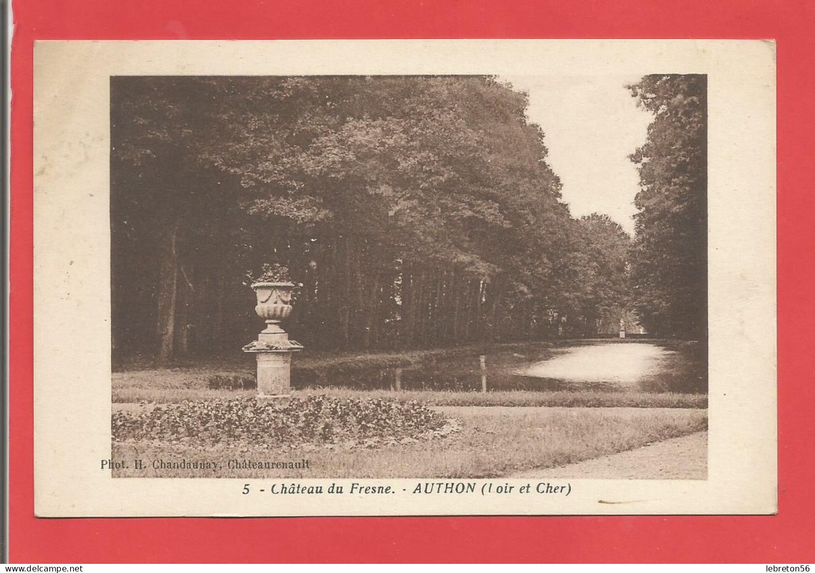 C.P.A. ( 41 ) « AUTHON  » Château Du Fresne  - Jolie Vue Générale   X2phots - Other & Unclassified