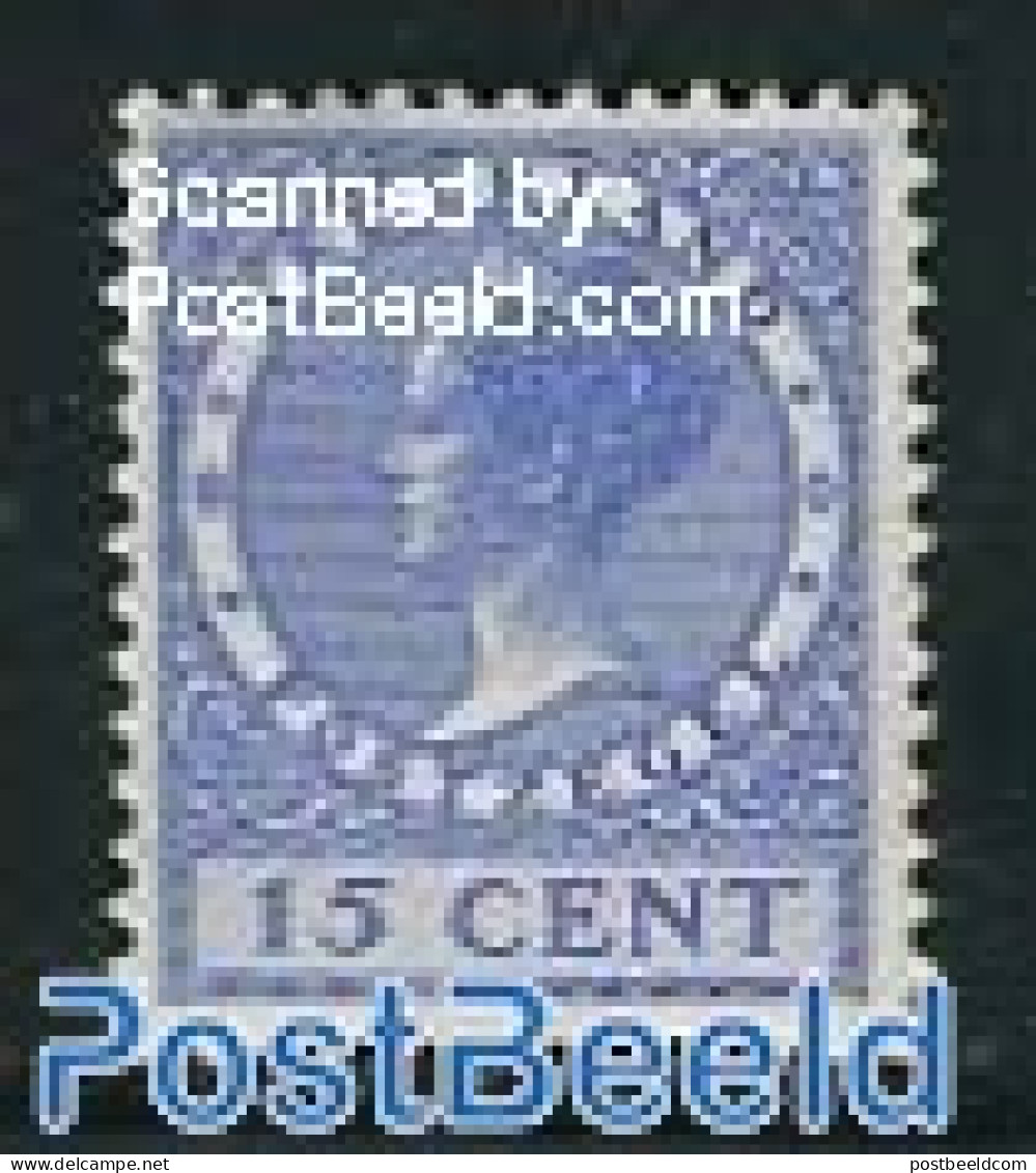 Netherlands 1924 15c, Without WM, Stamp Out Of Set, Unused (hinged) - Ungebraucht