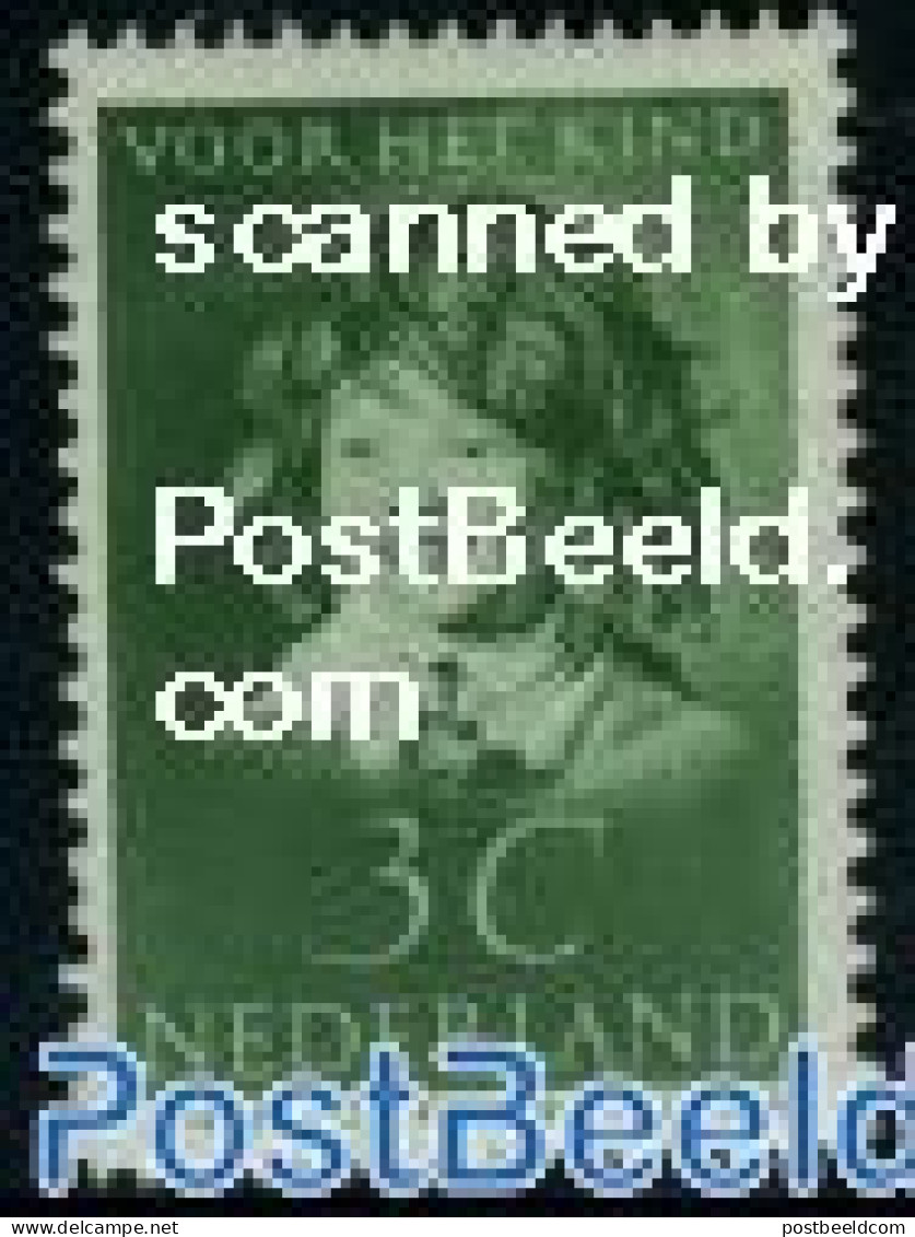 Netherlands 1937 3+2c, Frans Hals Painting, Stamp Out Of Set, Mint NH, Art - Paintings - Unused Stamps