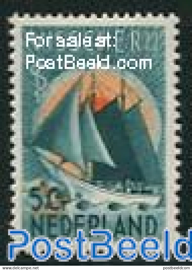 Netherlands 1933 5c, Stamp Out Of Set, Unused (hinged), Transport - Ships And Boats - Unused Stamps