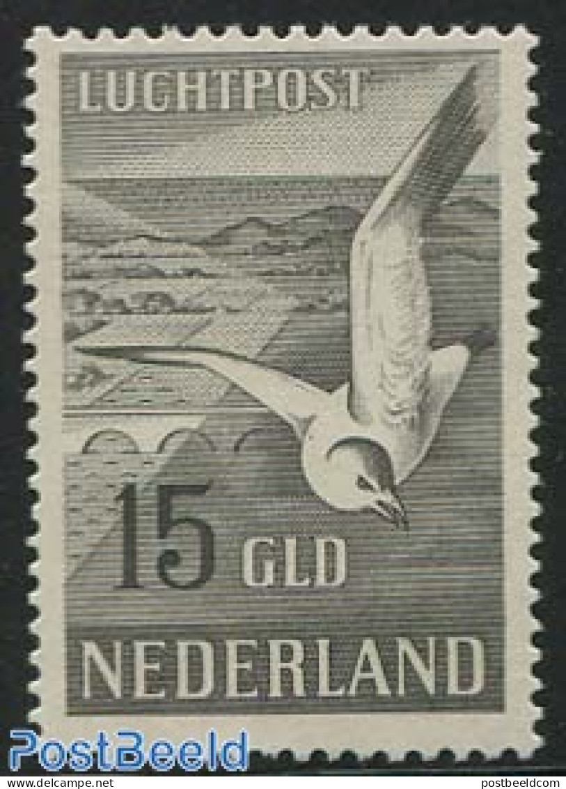 Netherlands 1951 15G, Stamp Out Of Set, Mint NH, Nature - Birds - Poste Aérienne