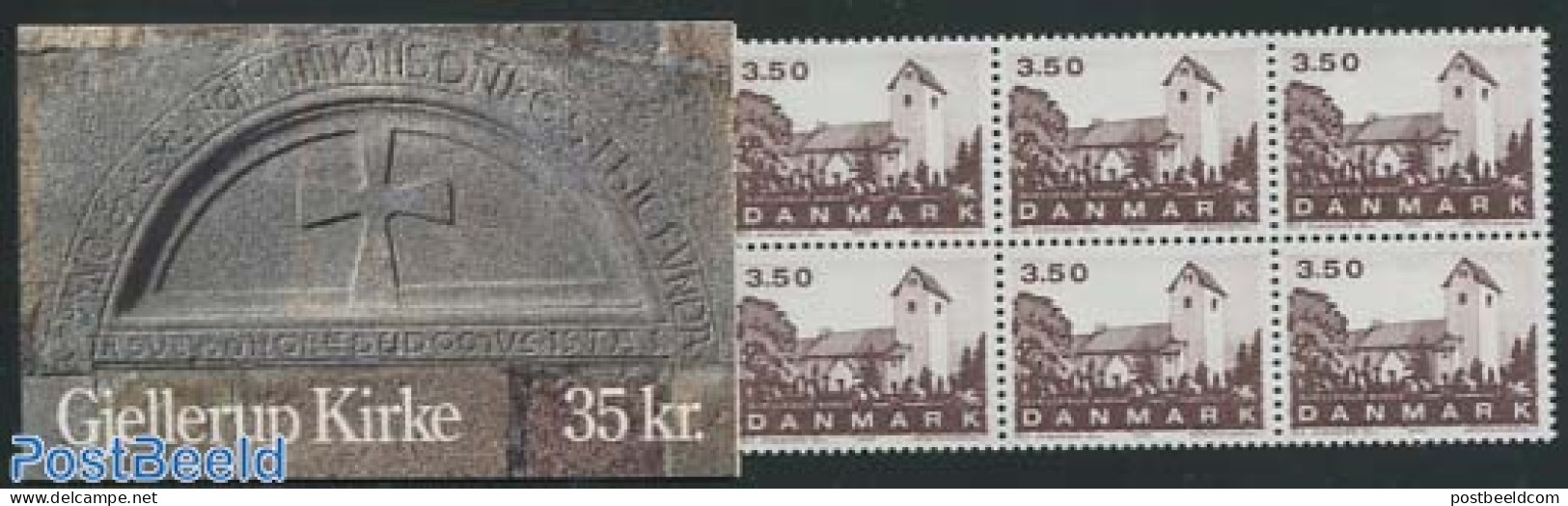 Denmark 1990 Churches Booklet, Mint NH, Stamp Booklets - Nuevos