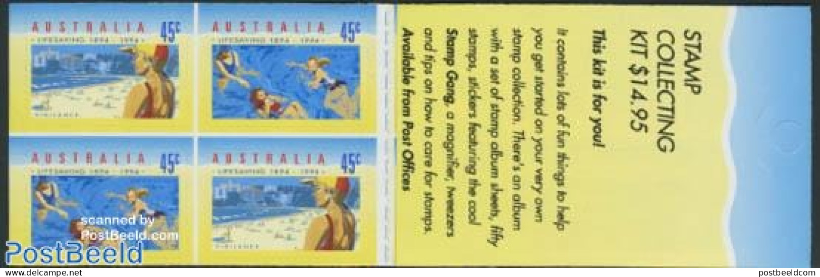 Australia 1994 Lifesaving Booklet, Mint NH, Sport - Sport (other And Mixed) - Swimming - Stamp Booklets - Nuevos