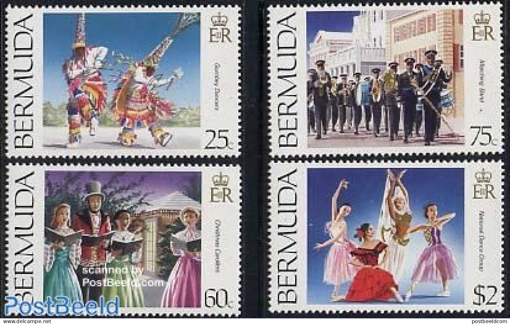 Bermuda 1994 Culture 4v, Mint NH, Performance Art - Various - Dance & Ballet - Music - Folklore - Baile