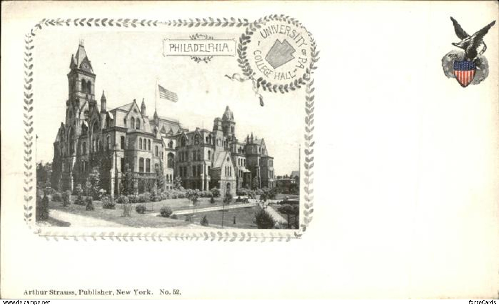 11357116 Philadelphia Pennsylvania University College Hall Philadelphia Pennsylv - Altri & Non Classificati