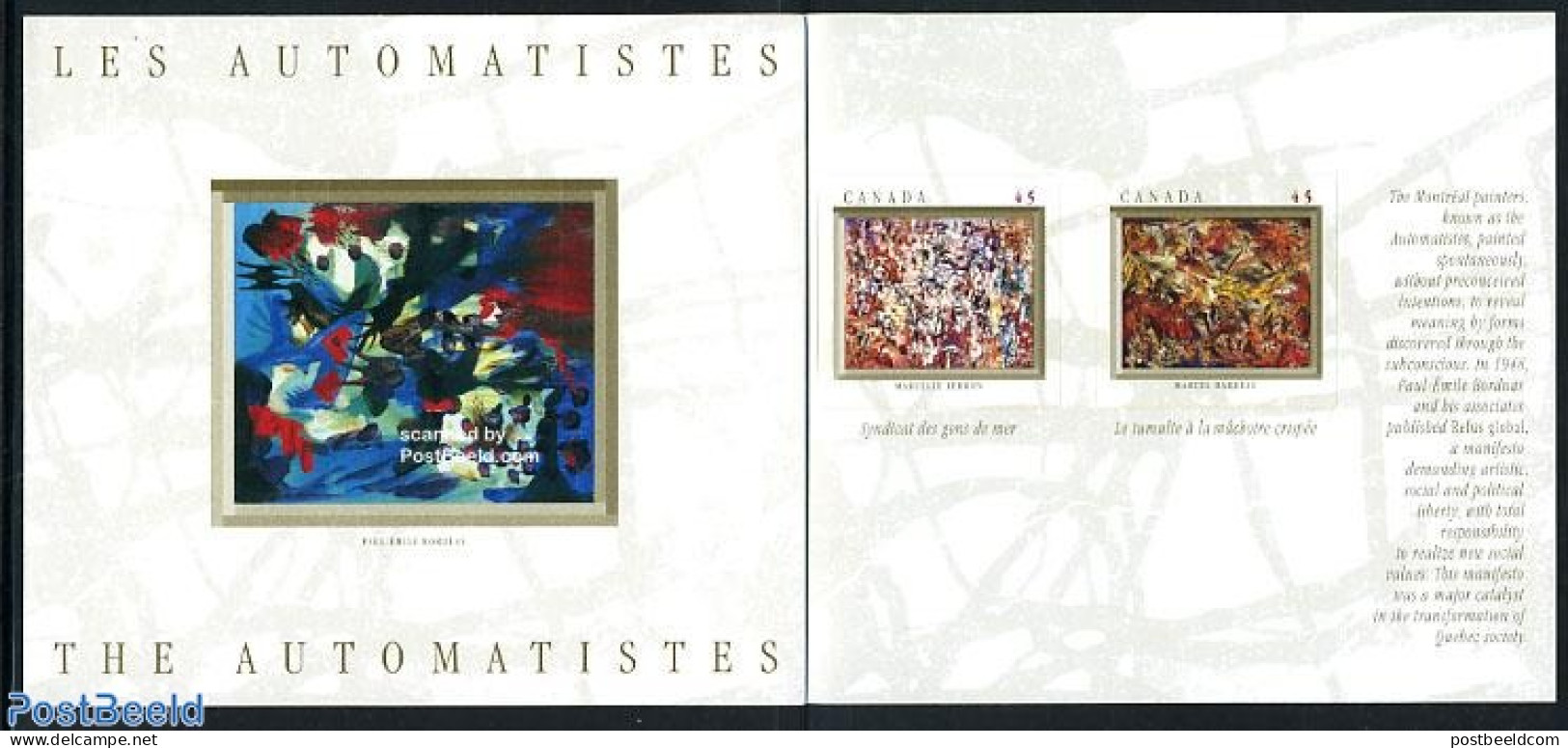 Canada 1998 Paintings 7v In Booklet, Mint NH, Art - Modern Art (1850-present) - Ongebruikt