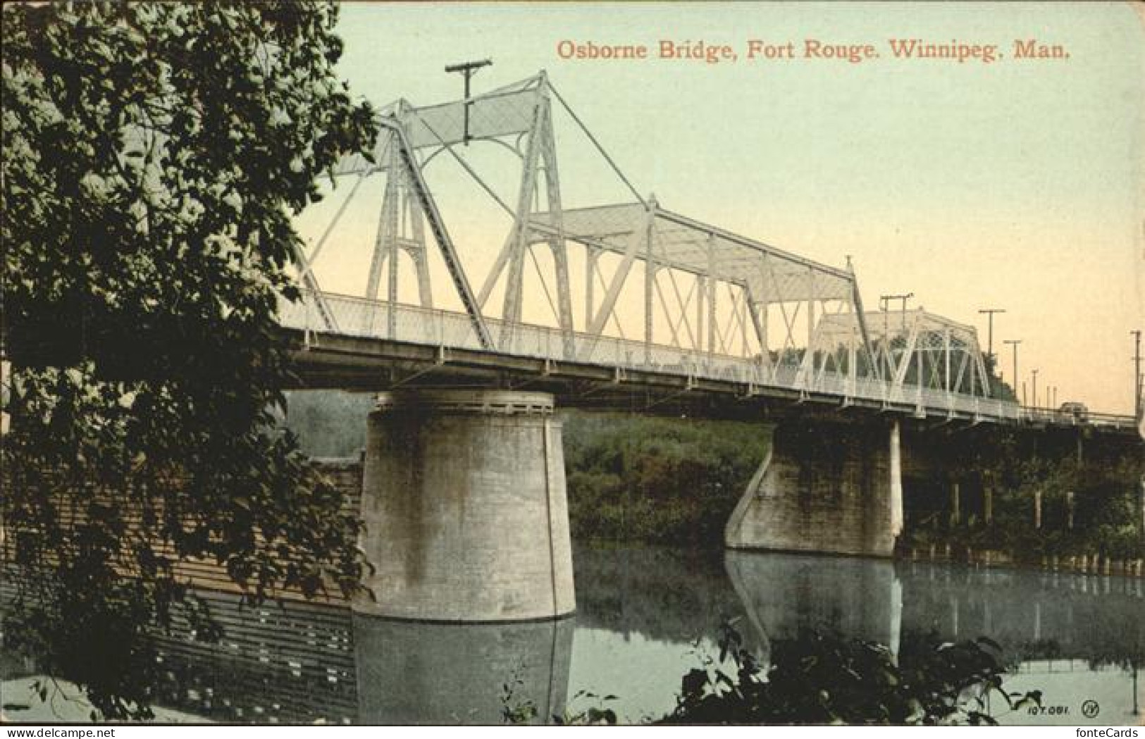 11357075 Winnipeg Osborne Bridge Fort Rouge Winnipeg - Unclassified