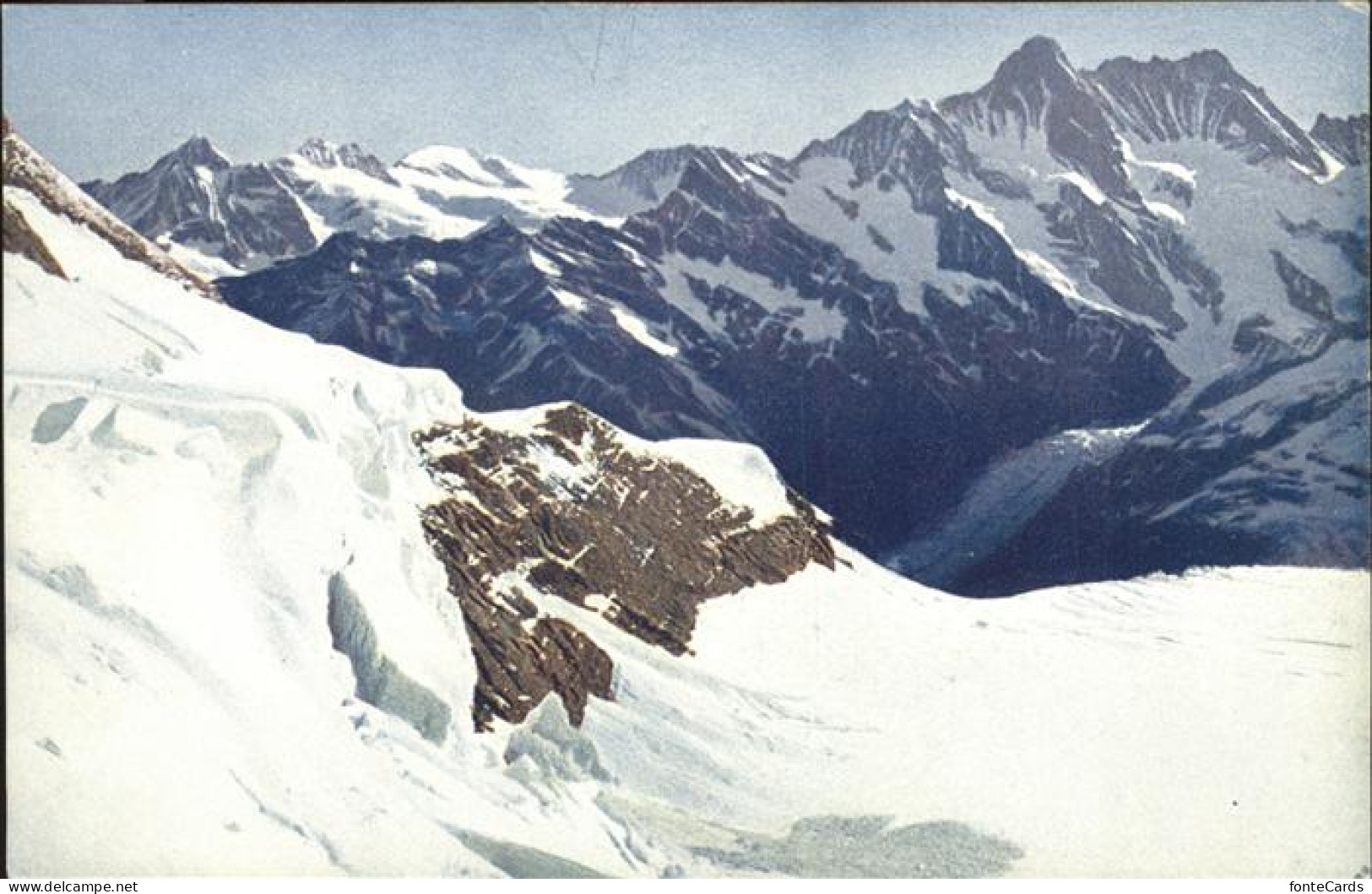 11357051 Jungfraubahn Station Eismeer Blick Auf Schreckhoerner Berner Alpen Jung - Sonstige & Ohne Zuordnung