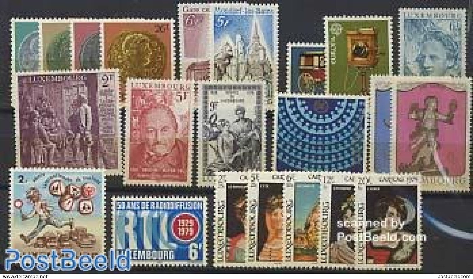 Luxemburg 1979 Yearset 1979 (22v), Mint NH, Various - Yearsets (by Country) - Nuevos