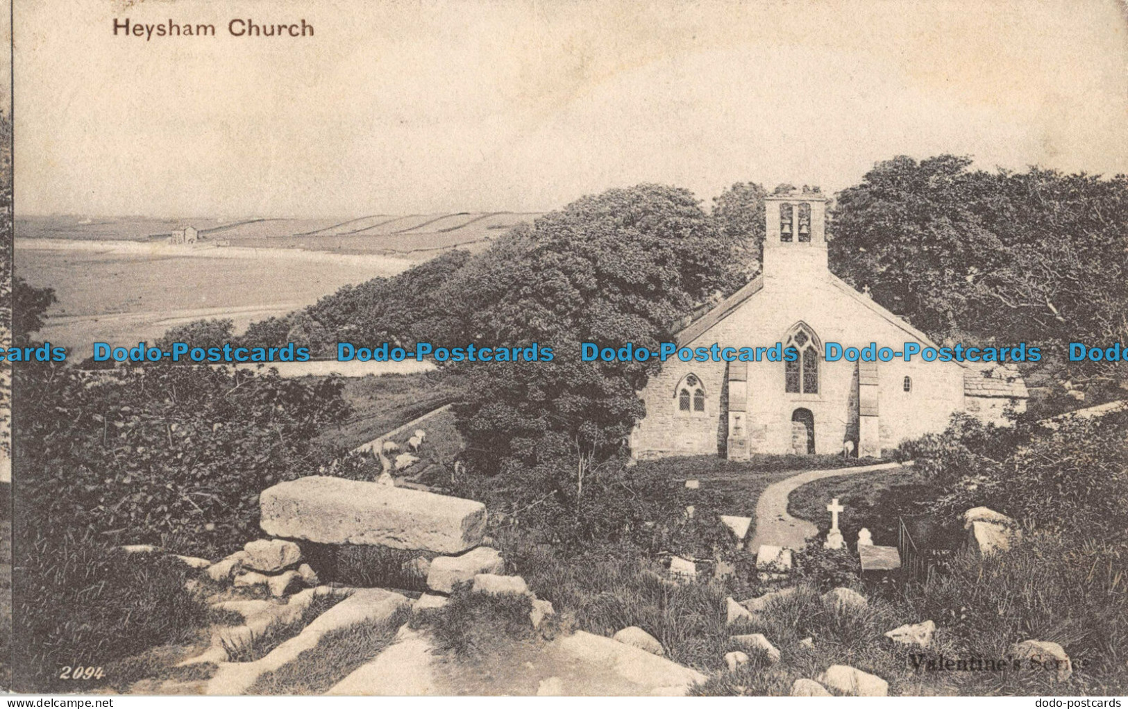 R087437 Heysham Church. Valentines Series. 1907 - Monde