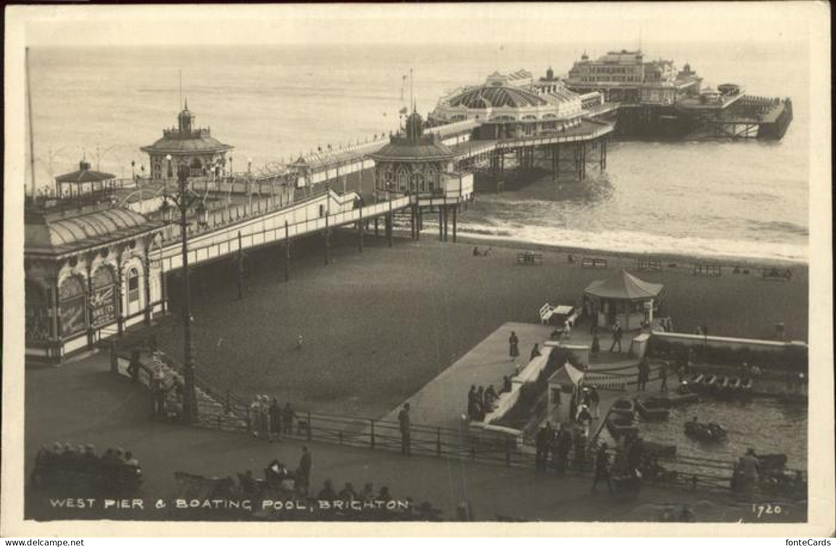 11356938 Brighton East Sussex West Pier And Boating Pool Brighton - Sonstige & Ohne Zuordnung