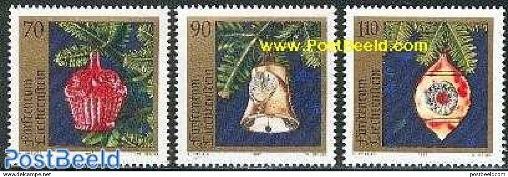 Liechtenstein 1997 Christmas 3v, Mint NH, Religion - Christmas - Nuevos