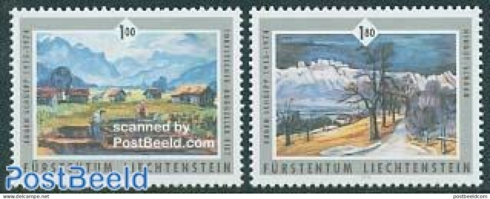 Liechtenstein 2006 Eugen Schuepp Paintings 2v, Mint NH, Art - Modern Art (1850-present) - Paintings - Unused Stamps