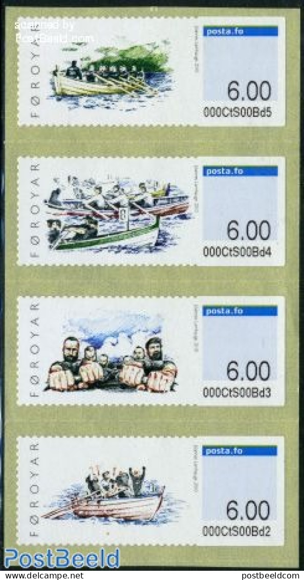 Faroe Islands 2010 Joannes Lamhauge 4v S-a, Mint NH, Transport - Ships And Boats - Ships