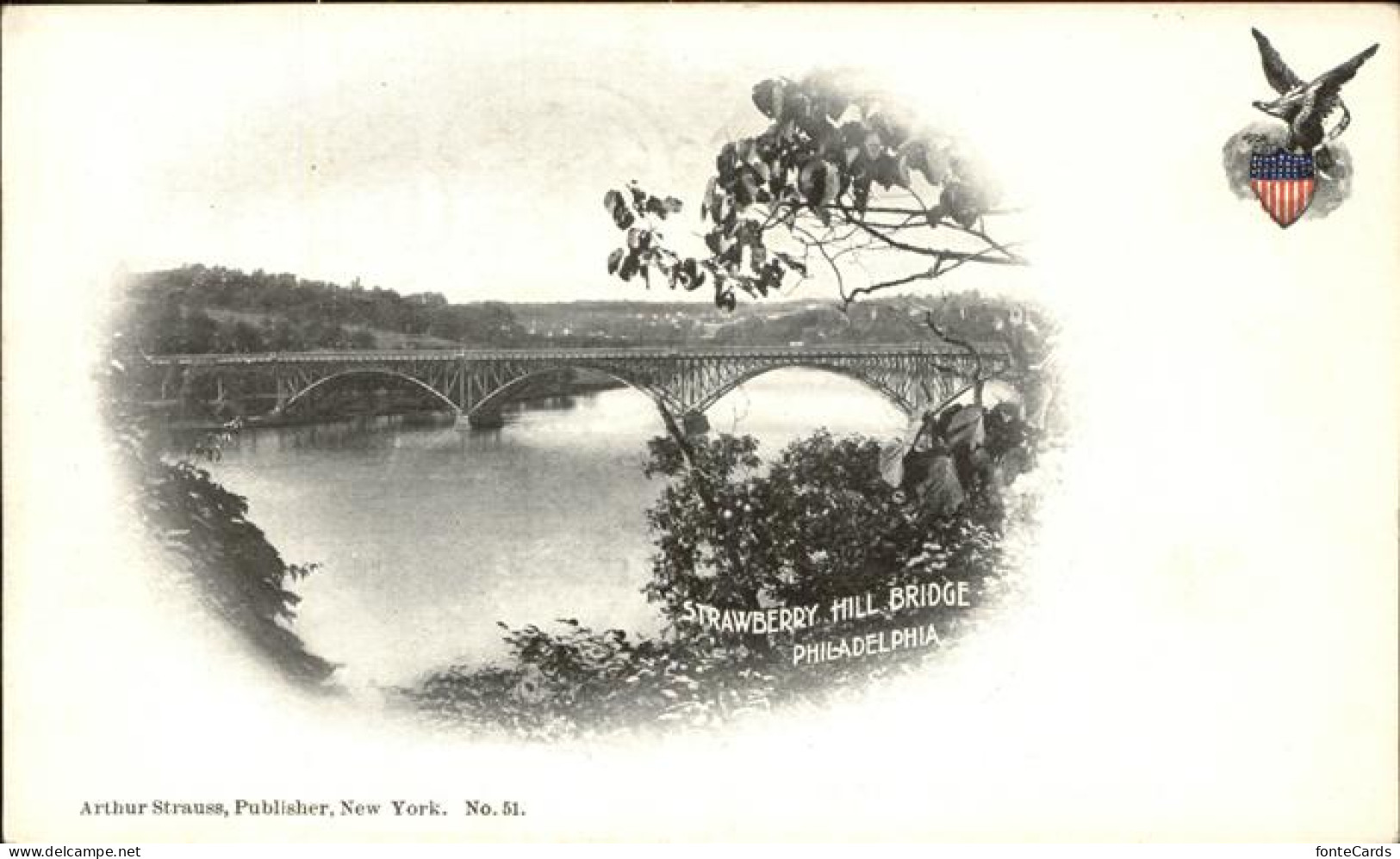 11356729 Philadelphia Pennsylvania Strawberry Hill Bridge Philadelphia Pennsylva - Autres & Non Classés