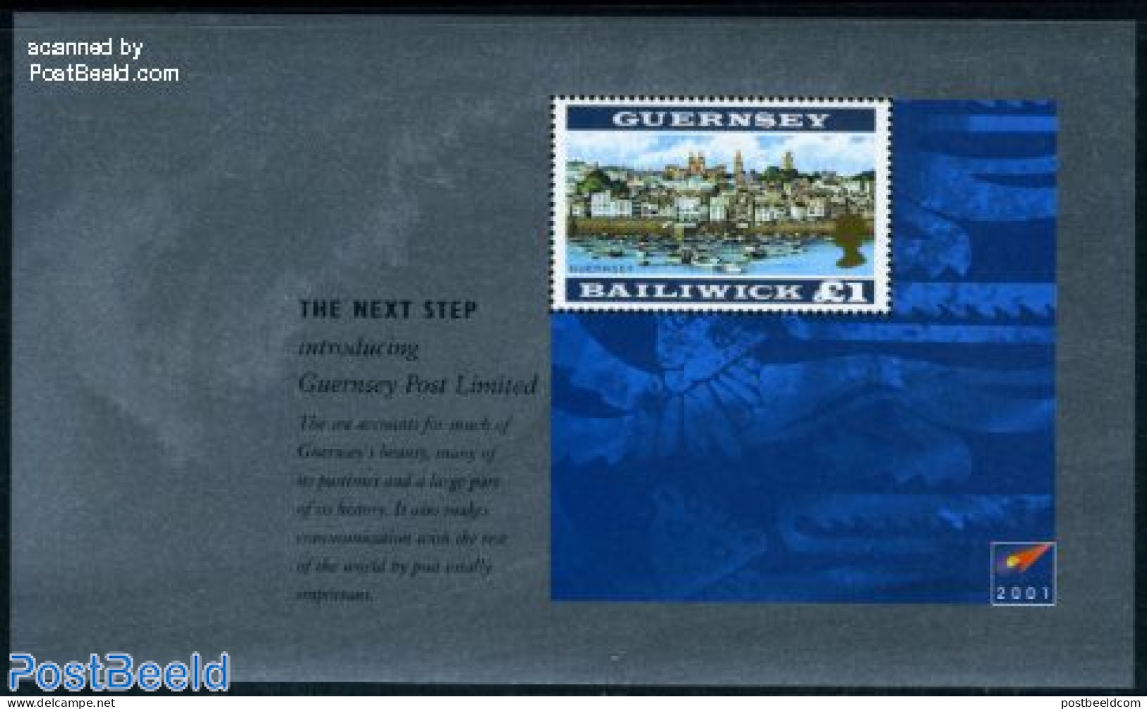 Guernsey 2001 Guernsey Post Limited S/s, Mint NH, Transport - Ships And Boats - Boten