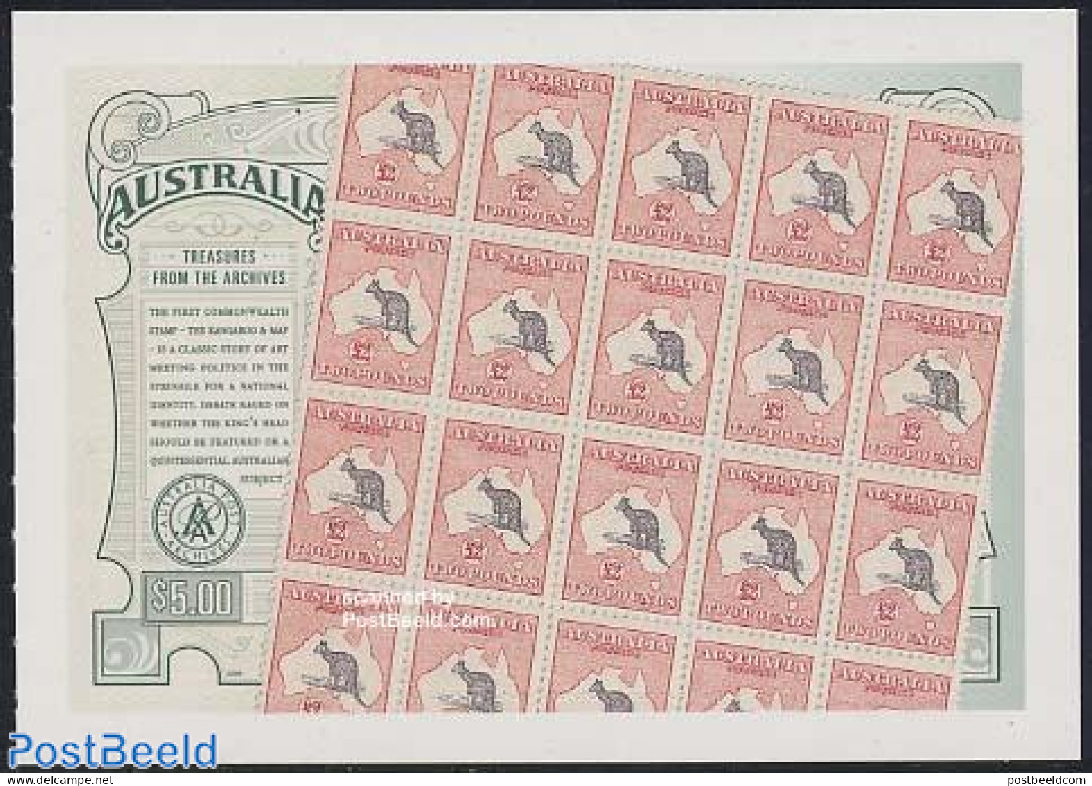 Australia 2004 Treasures From Archives 1v S-a, Mint NH, Nature - Various - Animals (others & Mixed) - Stamps On Stamps.. - Ungebraucht