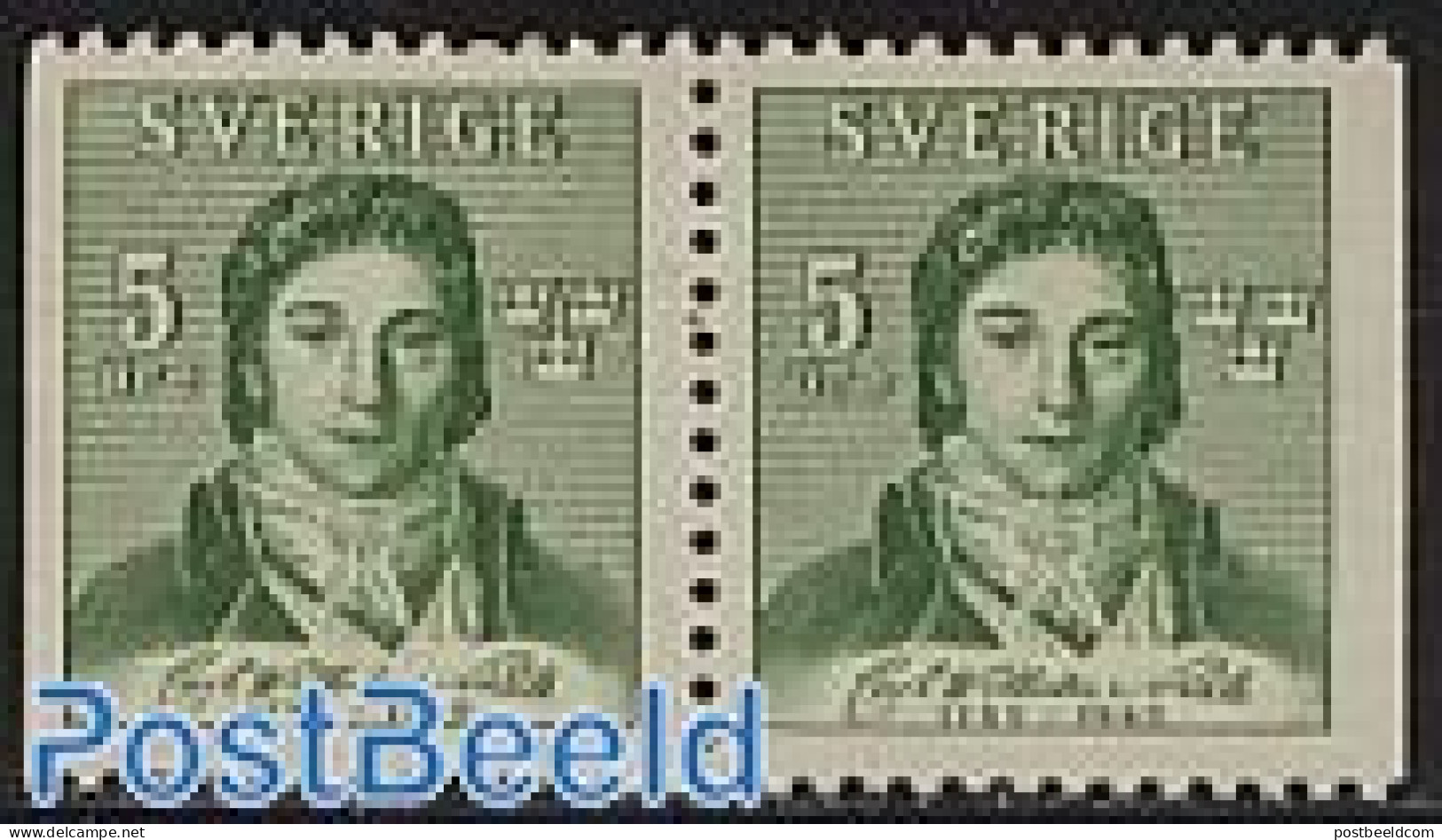 Sweden 1942 C.W. Von Scheele Booklet Pair, Mint NH, Science - Chemistry & Chemists - Unused Stamps