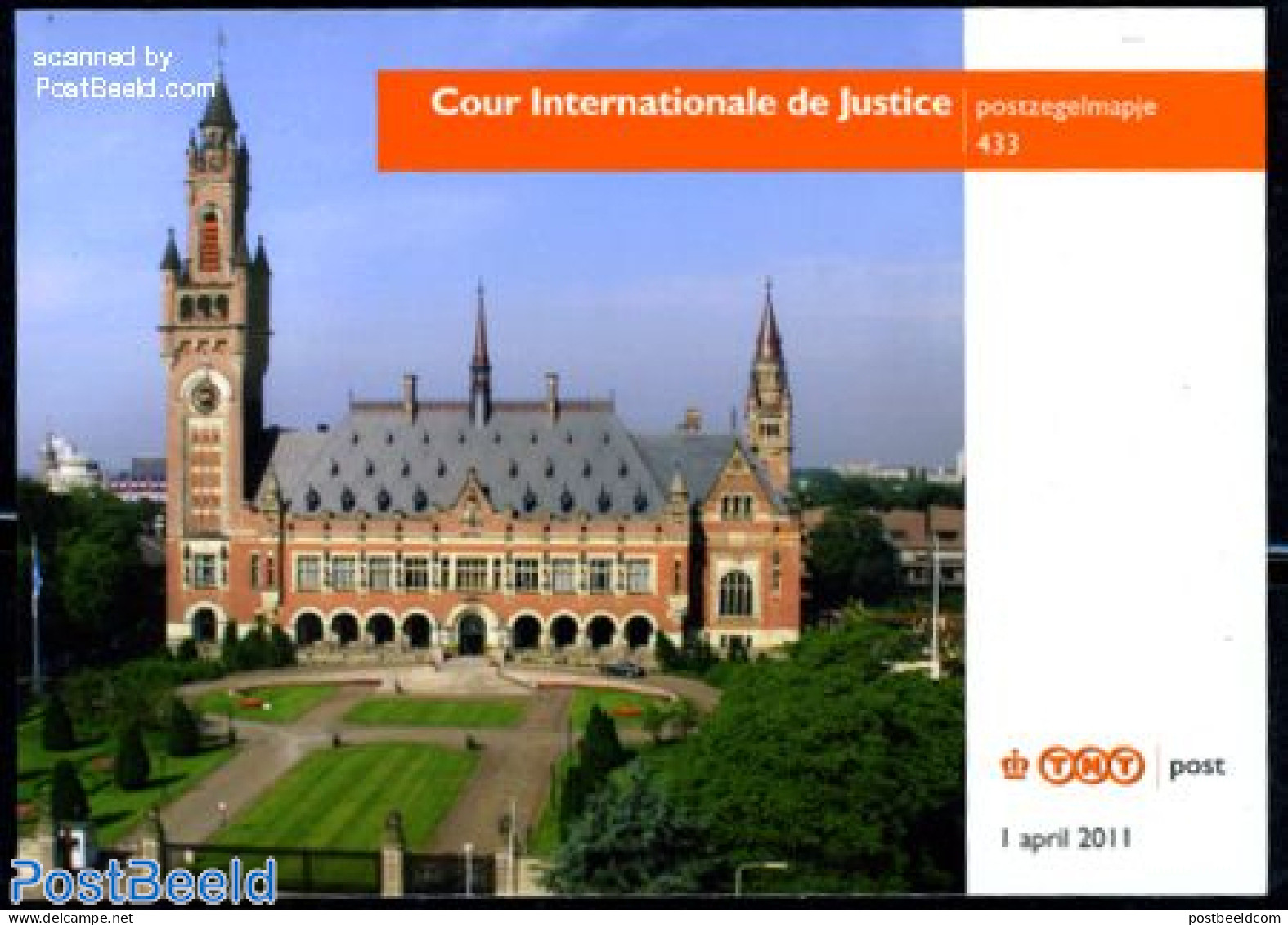 Netherlands 2011 Cour De Justice Presentation Pack 433, Mint NH, Various - Justice - Nuovi