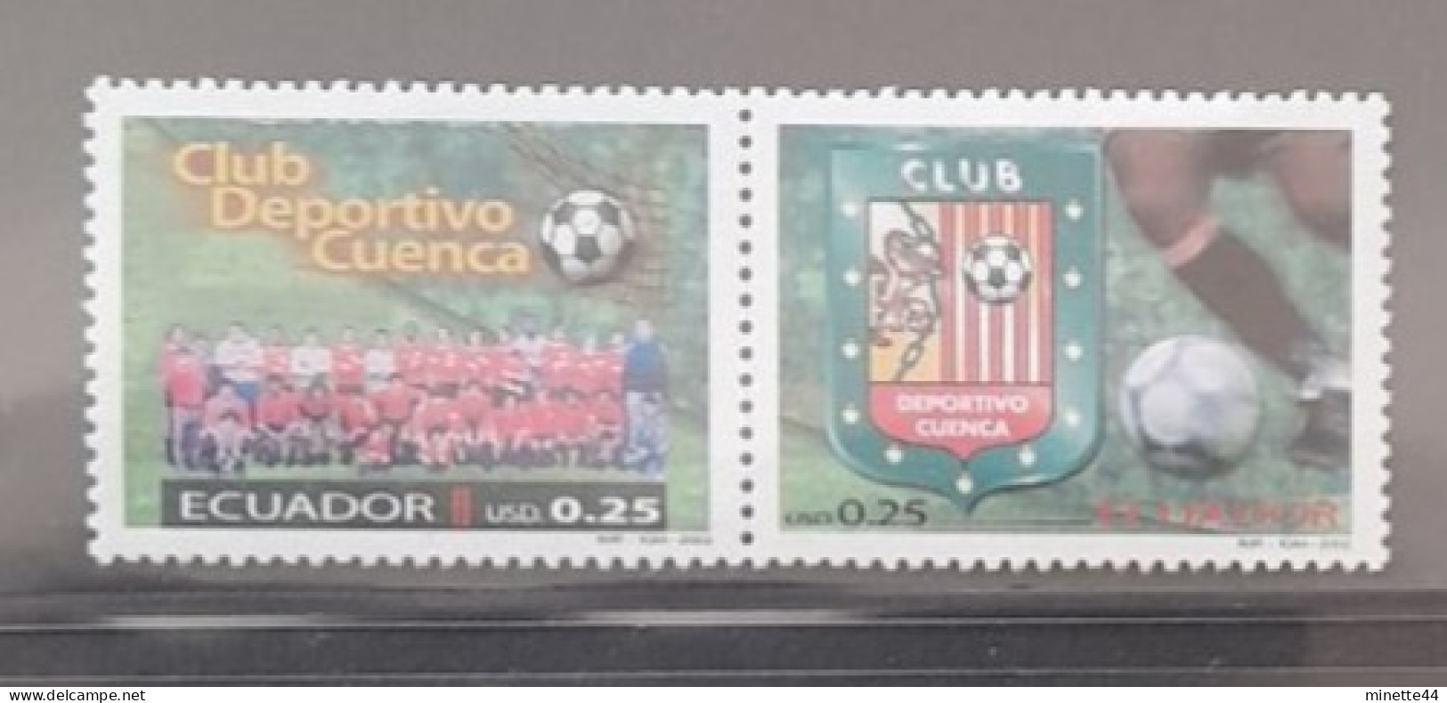 EQUATEUR ECUADOR 2002 MNH** FOOTBALL FUSSBALL SOCCER CALCIO VOETBAL FUTBOL FUTEBOL FOOT FOTBAL - Ongebruikt